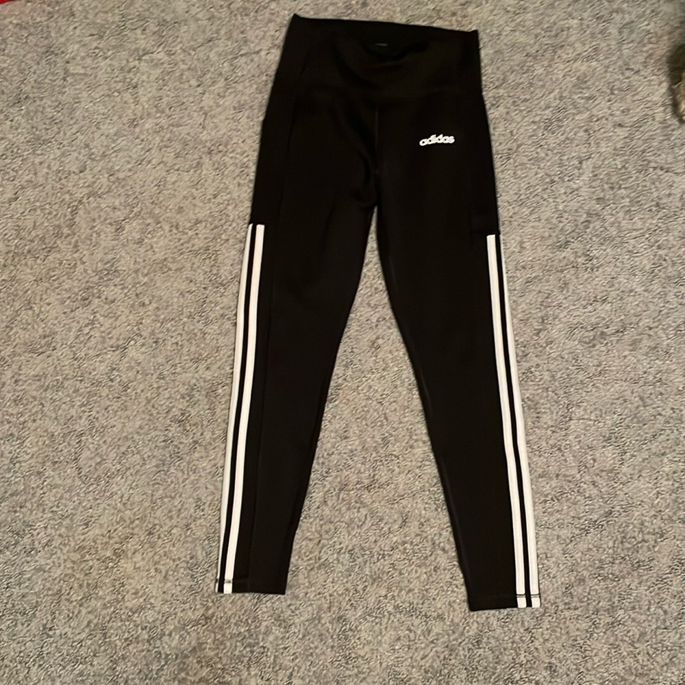 Adidas Climate Leggings in Black, Size Small